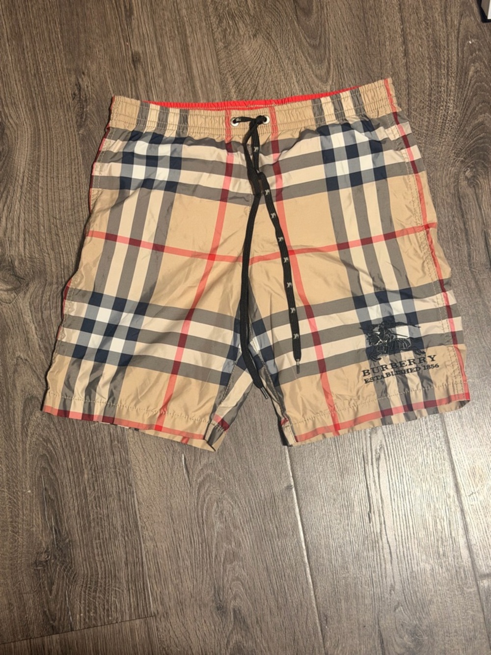 Kids Burberry swim trunks size 12y/152 cm